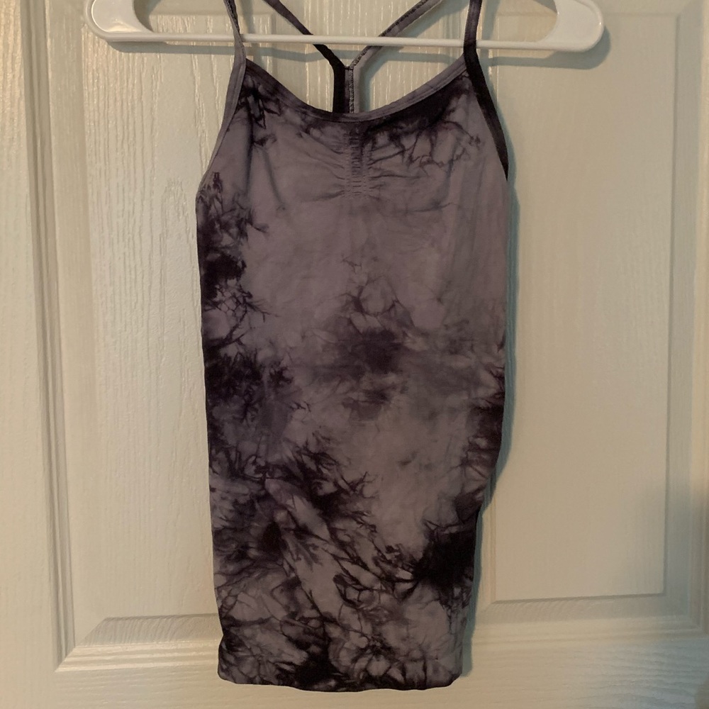 Tie dye Athleta workout top